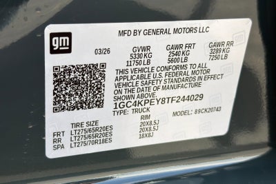 2026 Chevrolet Silverado 2500 HD LTZ