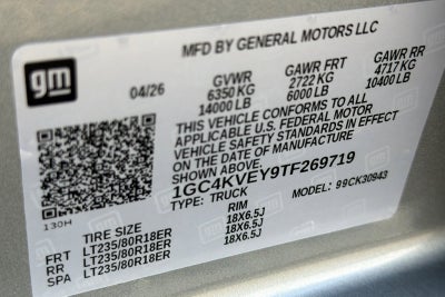 2026 Chevrolet Silverado 3500 HD High Country DRW