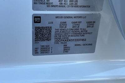 2026 Chevrolet Silverado 1500 LT (2FL)