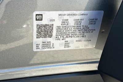 2026 Chevrolet Trax 2RS