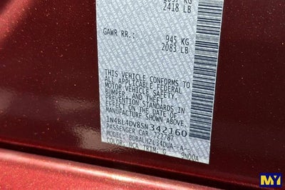 2025 Nissan Altima 2.5 SV
