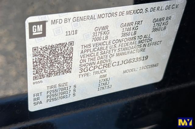 2018 Chevrolet Silverado 1500 LT