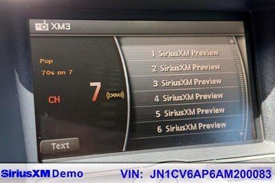 2010 INFINITI G37 Sedan Base