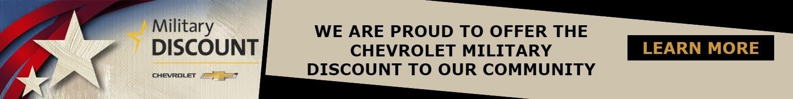 Military Discount | MY Chevrolet in Salinas CA